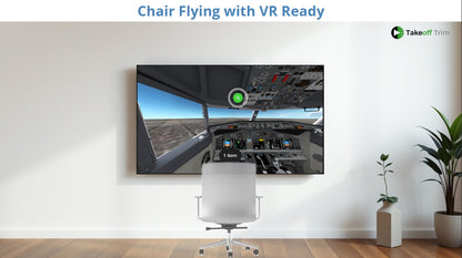 B737NG Chair Flying Bundle.  Print & Virtual Posters, with VR that plays on Computer, Tablet & Headsets!