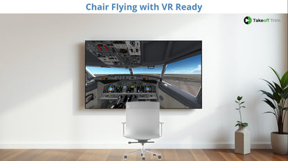 B737NG Chair Flying Bundle.  Print & Virtual Posters, with VR that plays on Computer, Tablet & Headsets!