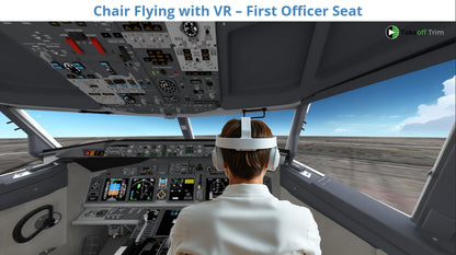 B737NG Chair Flying Bundle.  Print & Virtual Posters, with VR that plays on Computer, Tablet & Headsets!