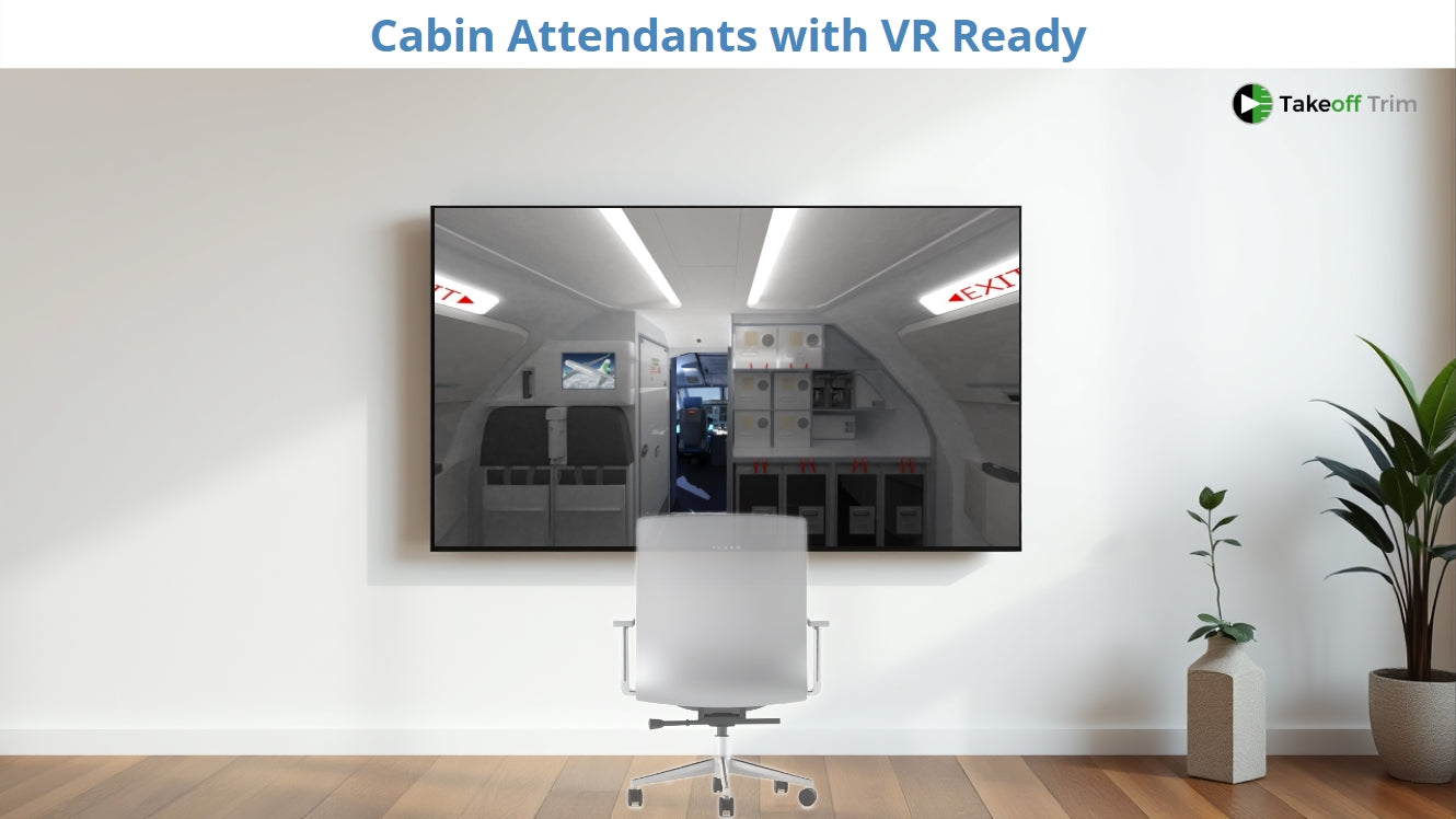 A320 Chair Flying Bundle.  Print & Virtual Posters, with VR that plays on Computer, Tablet & Headsets!